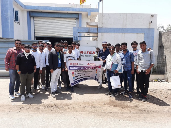 Rotex Engineers INDUSTRIAL VISIT AT ROTEX ENGINEERING, RAJKOT GUNI