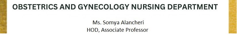Midwifery/Obstetrics and Gynaecology Nursing