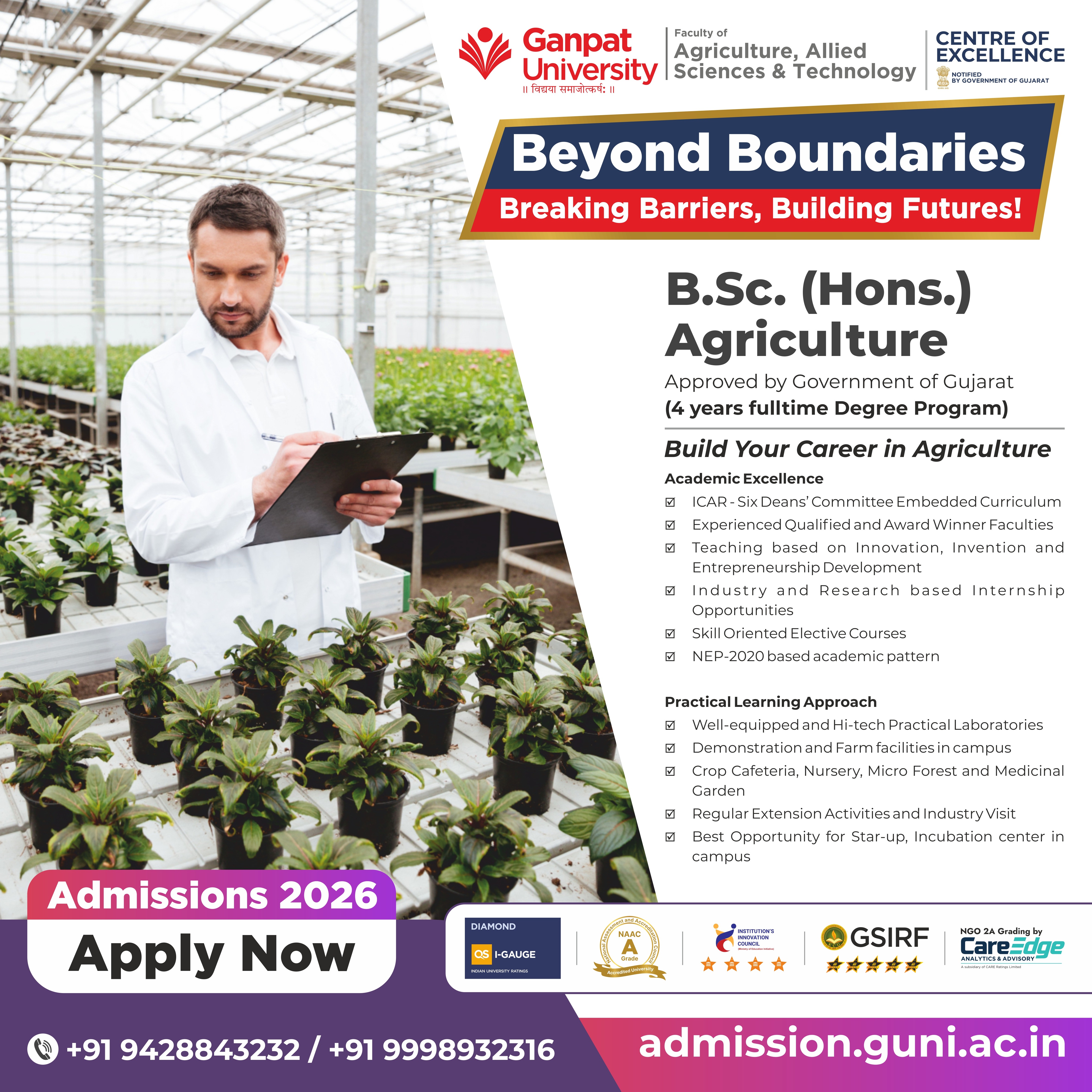 B.Sc. (Hons.) Agriculture