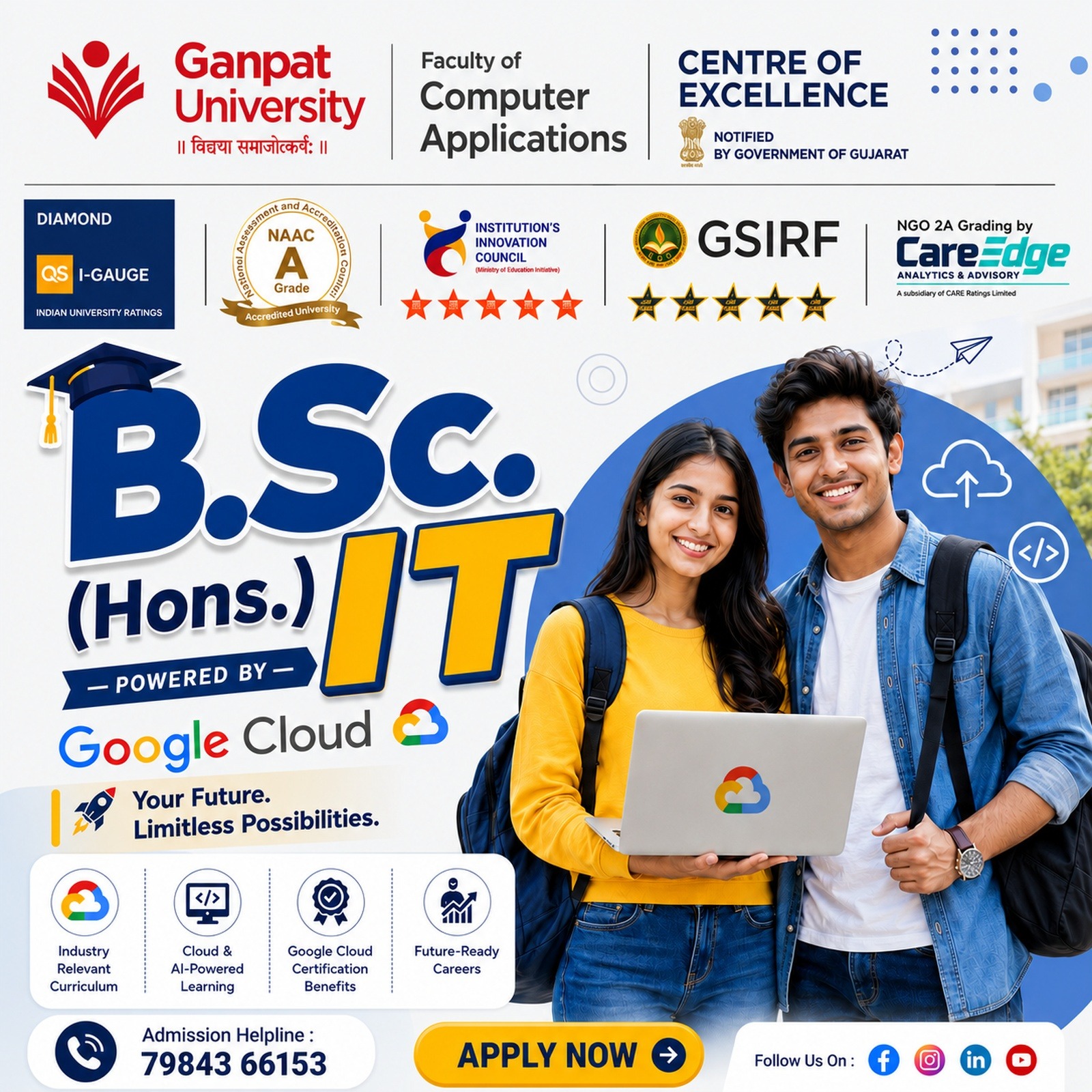 B.Sc. (Hons.) IT – Powered by Google Cloud