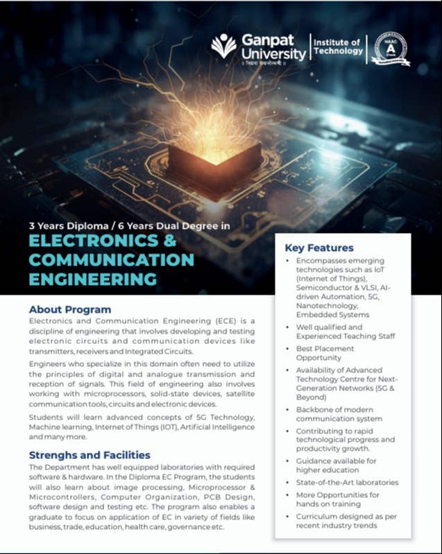 DIPLOMA + DEGRE (ELECTRONICS & COMMUNICATION ENGINEERING)