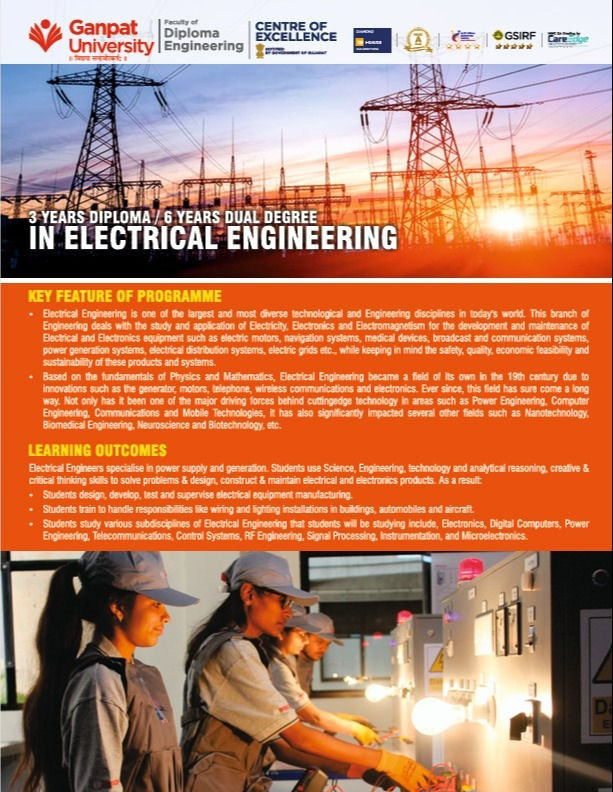 DIPLOMA + DEGREE IN ELECTRICAL ENGINEERING
