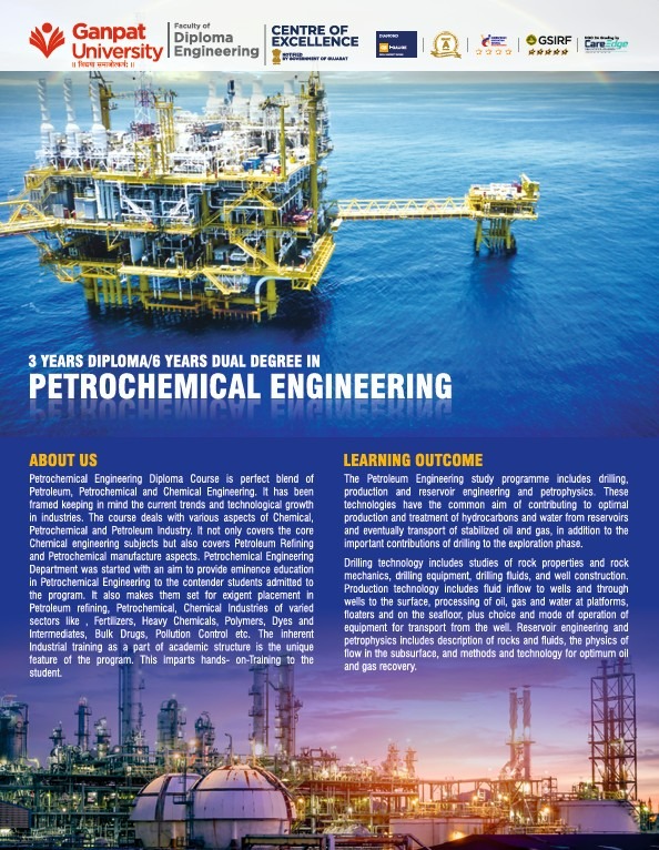 DIPLOMA + DEGREE IN PETROCHEMICAL TECHNOLOGY