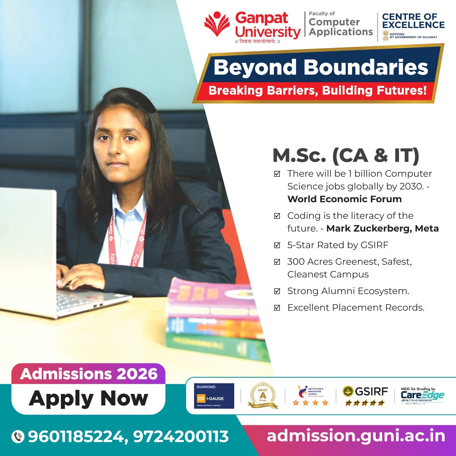 MASTER OF SCIENCE IN (CA&IT)