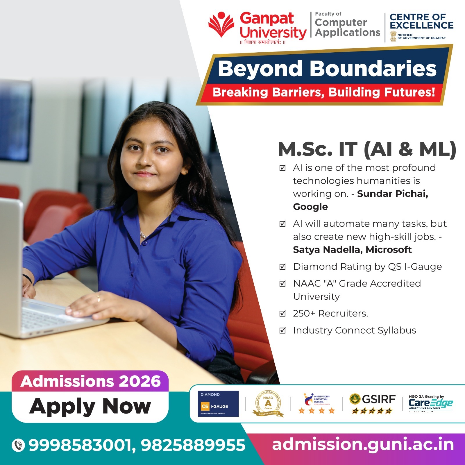 MASTER OF SCIENCE IN INFORMATION TECHNOLOGY (ARTIFICIAL INTELLIGENCE & MACHINE LEARNING)